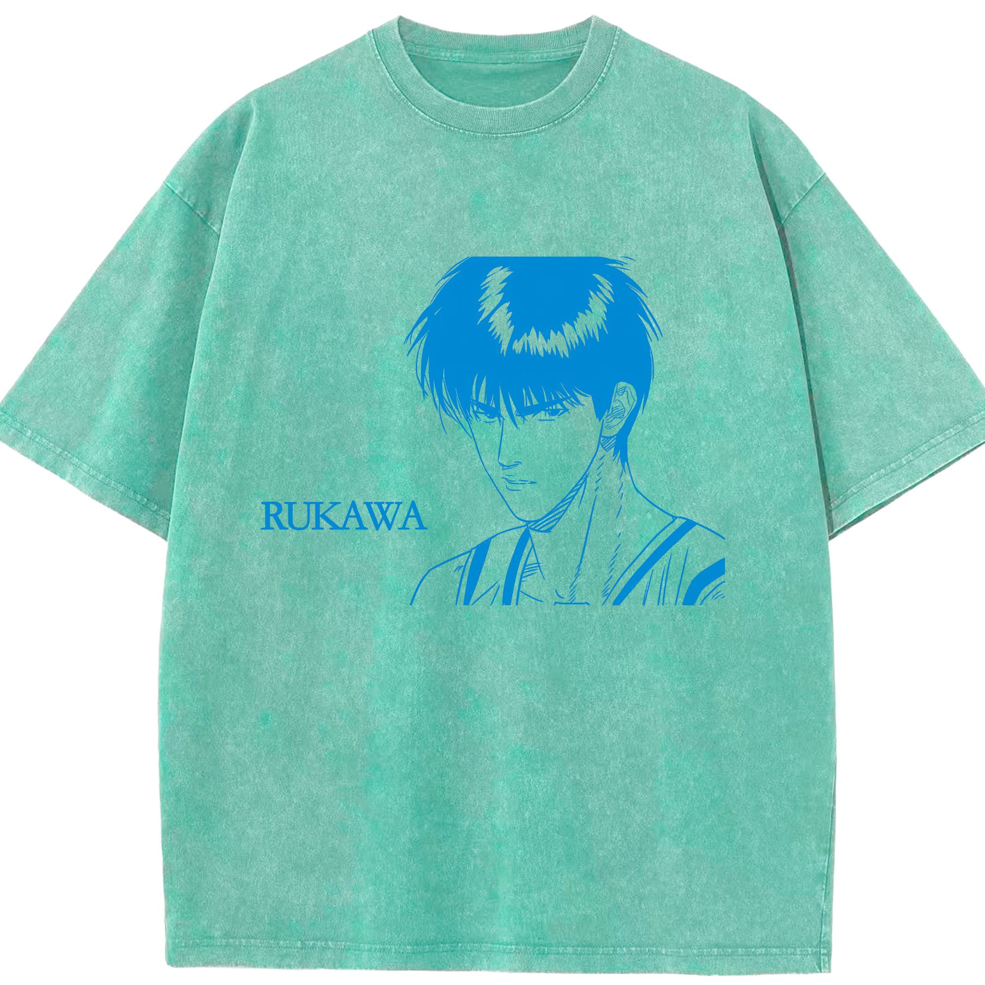 （画像用） SLAM DUNK／スラムダンク 綿100% ヴィンテージ風 半袖Tシャツ（フロントプリント）